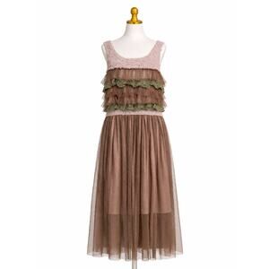 A'reve Anthropology Womens Boho Fairy Grunge Dress Womens Size M Cottagecore